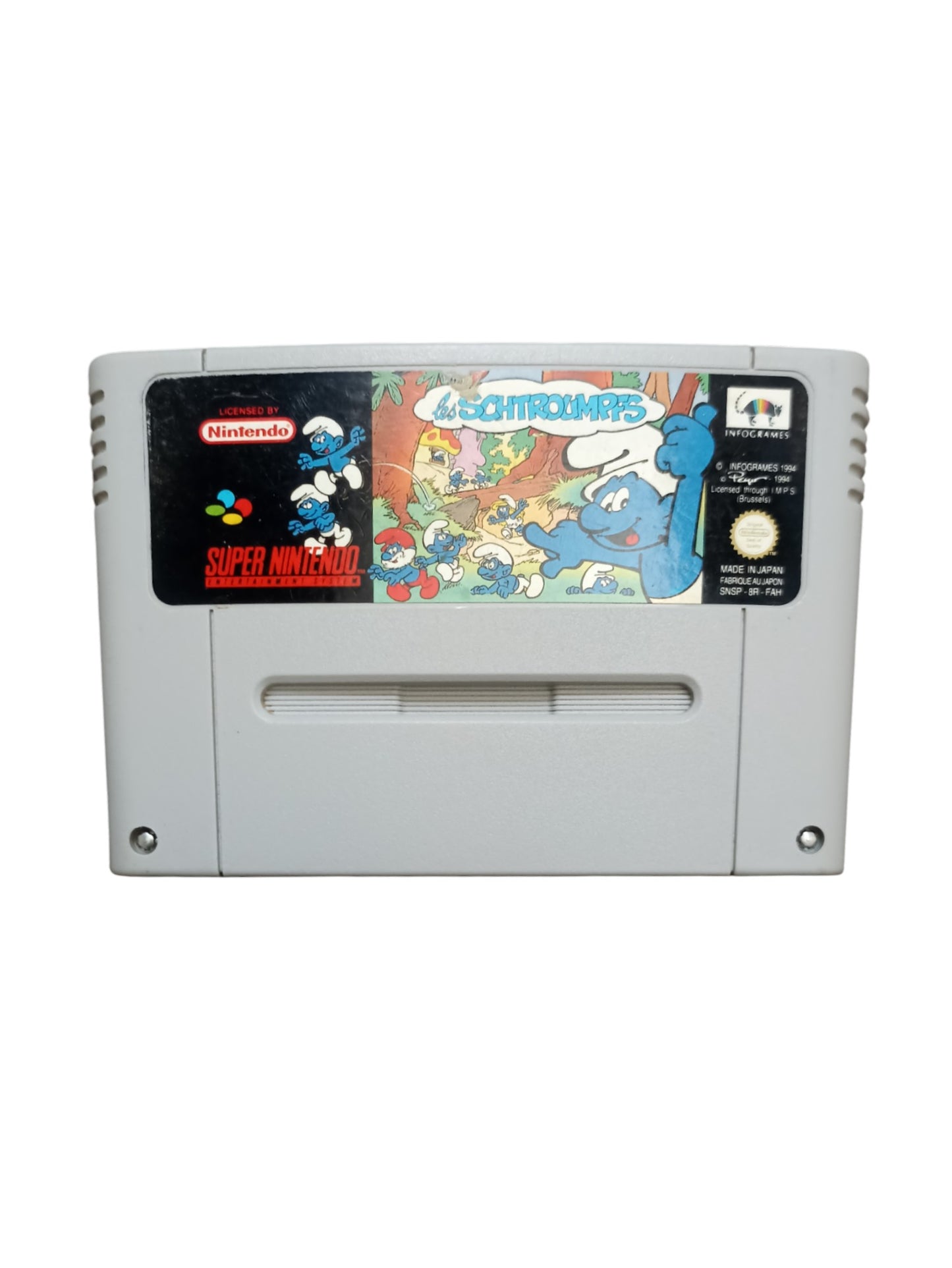 Les Schtroumpfs Super Nintendo (SNES) Complet FRA