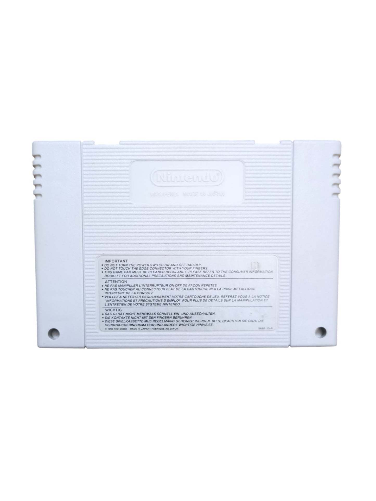 Les Schtroumpfs Super Nintendo (SNES) Complet FRA