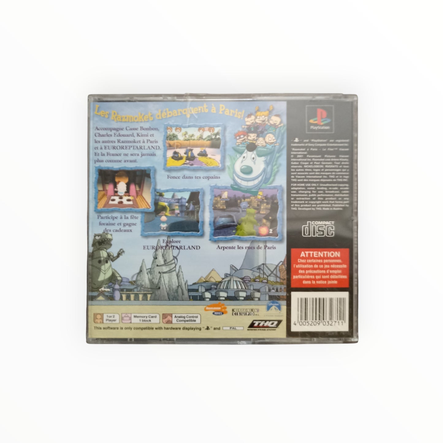 LES RAZMOKET A PARIS LE FILM playstation 1 (PS1)