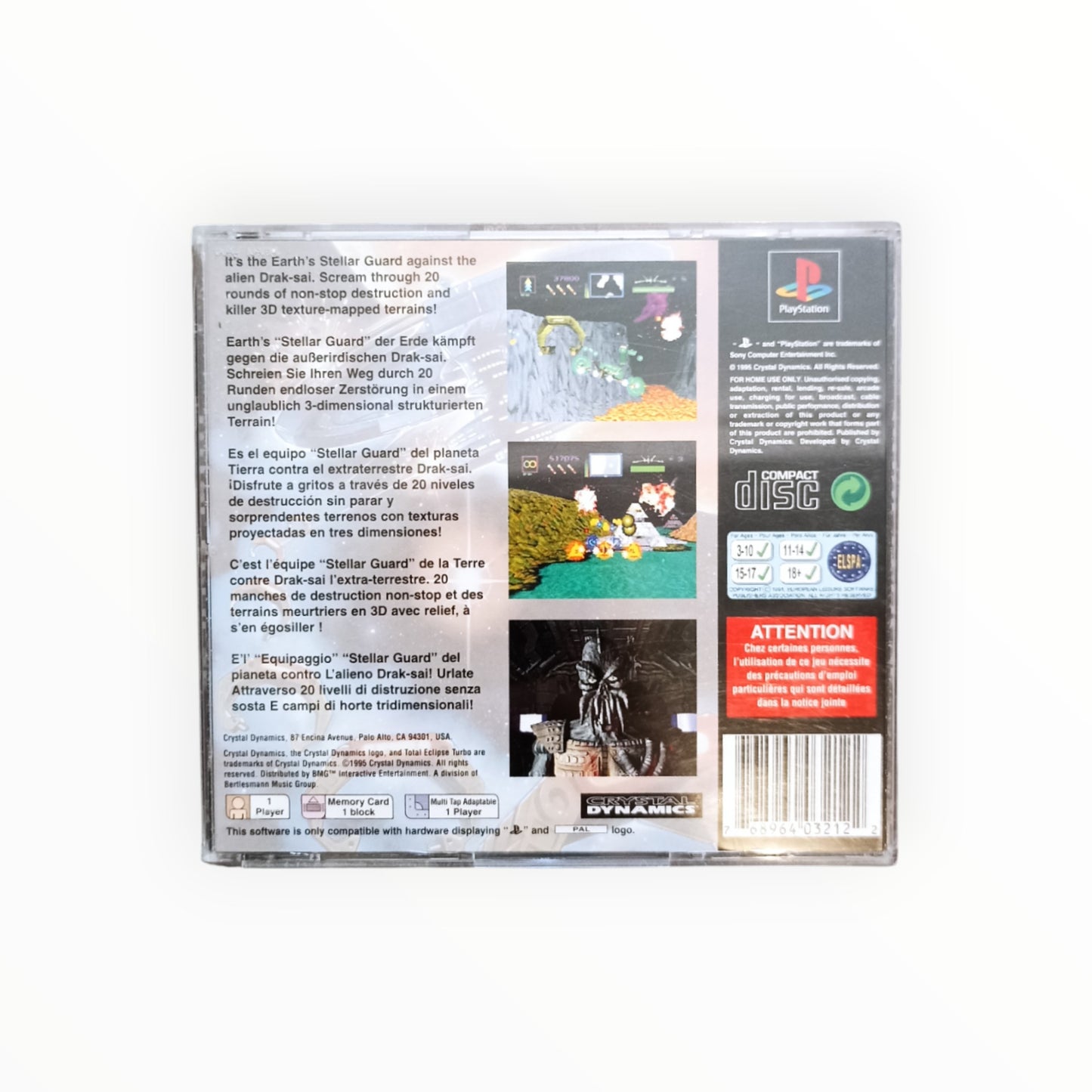 TOTAL ECLIPSE playstation 1 (PS1)