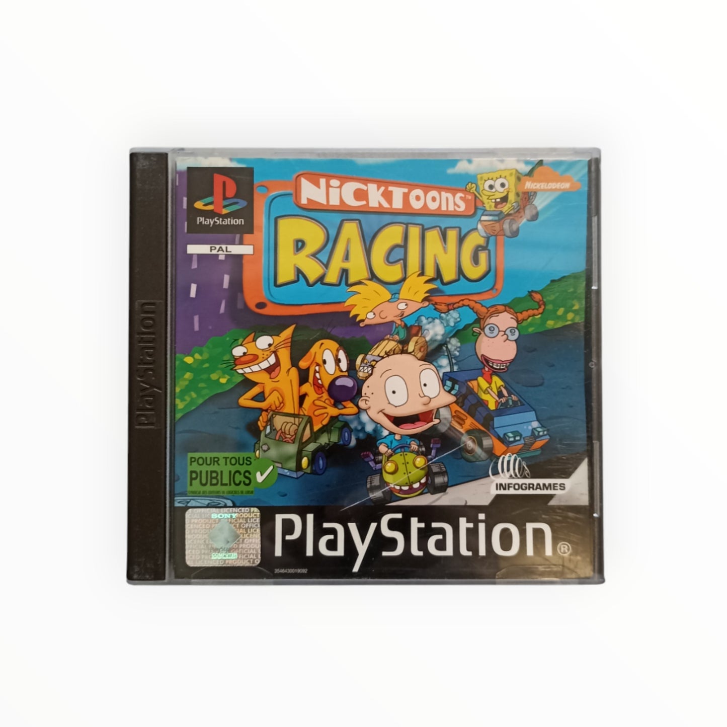 NICKTOONS RACING playstation 1 (PS1)