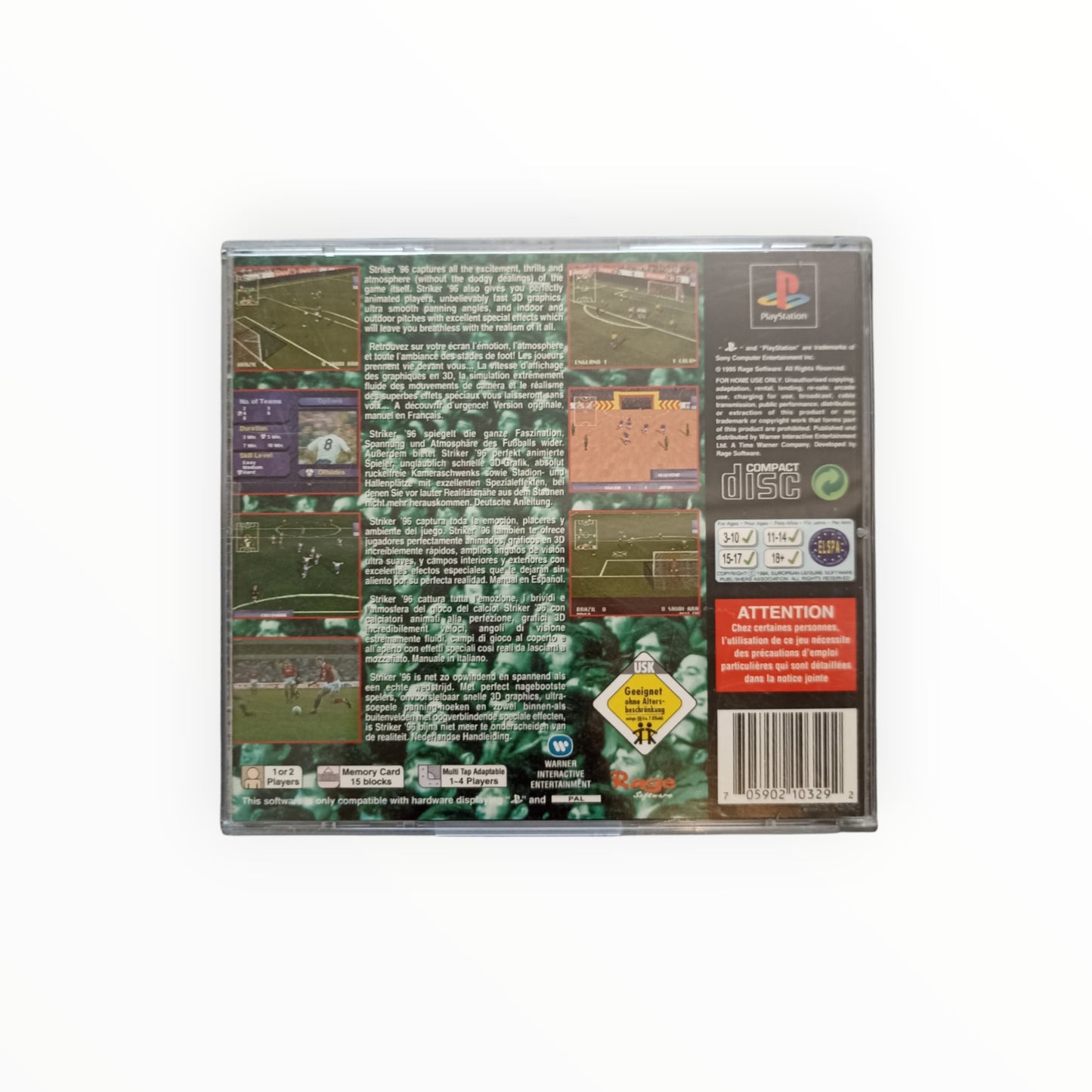 STRIKER 96 playstation 1 (PS1)