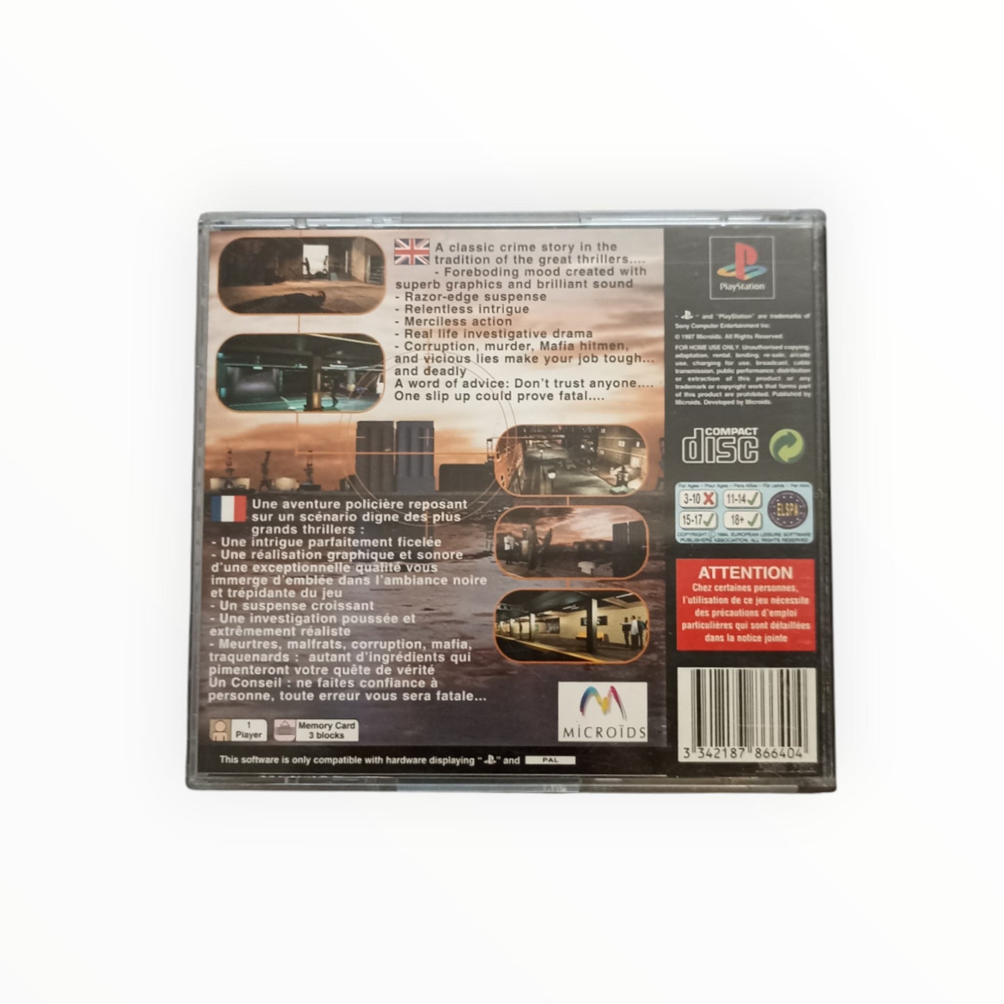 THE LAST REPORT playstation 1 (PS1)