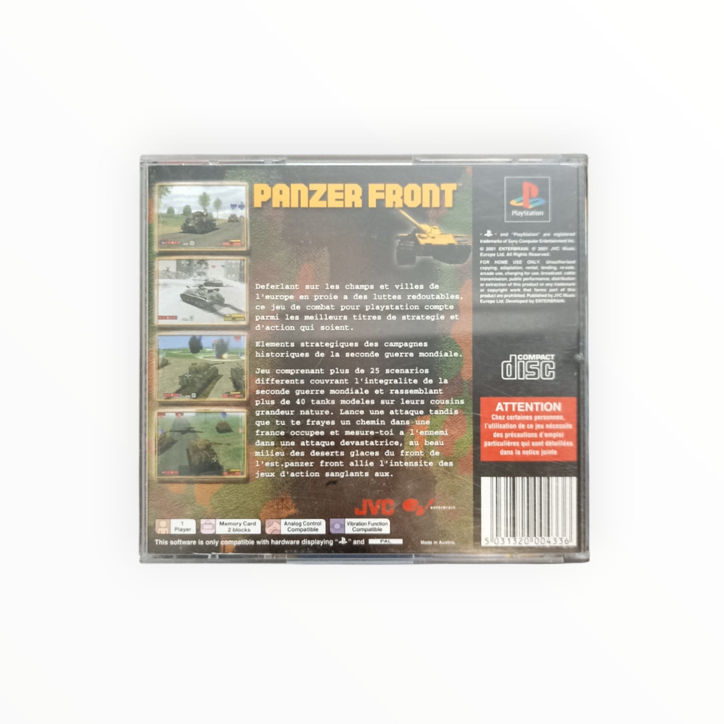 PANZER FRONT playstation 1 (PS1)