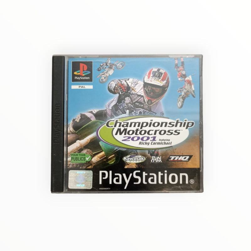 CHAMPIONSHIP MOTOCROSS 2001 Featuring Ricky Carmichael PlayStation 1 (PS1)