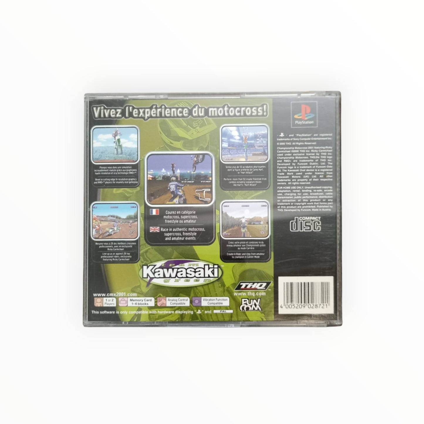 CHAMPIONSHIP MOTOCROSS 2001 playstation 1 (PS1)