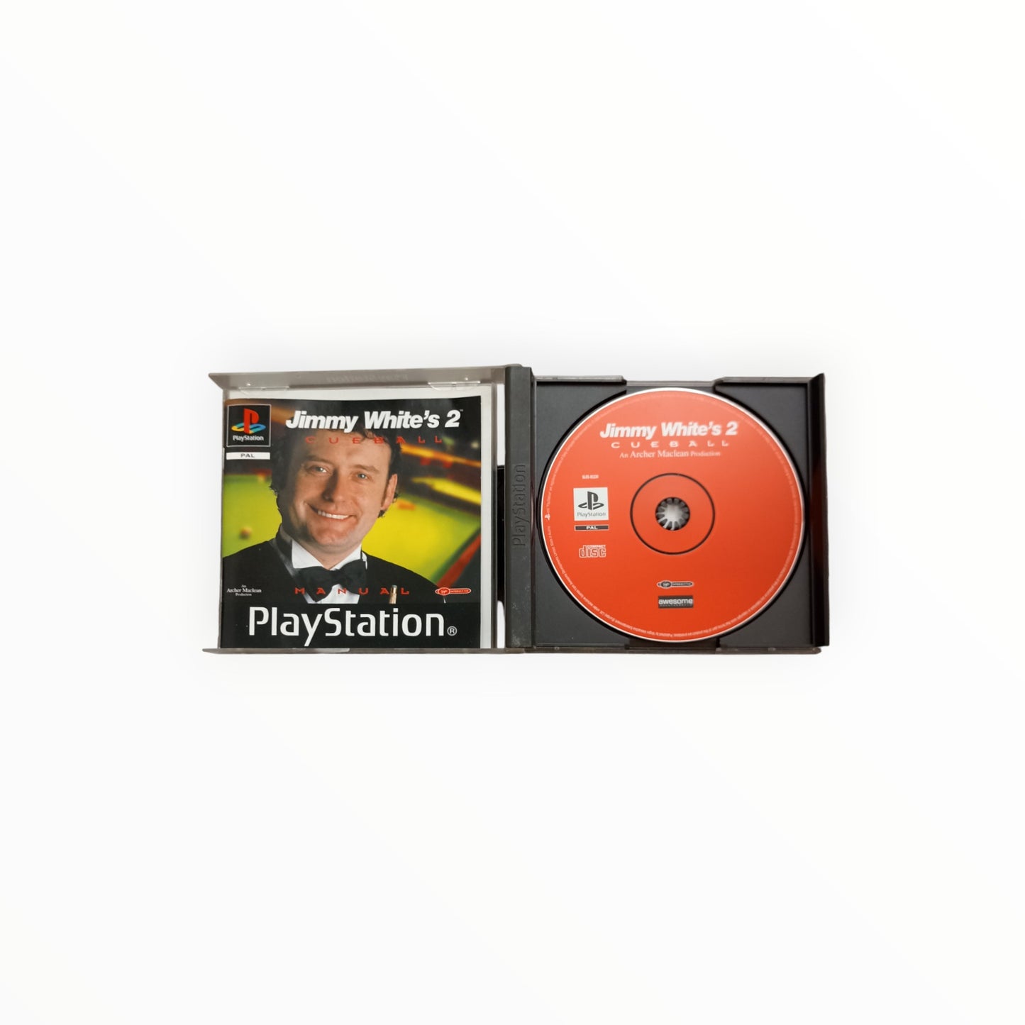 JIMMY WHITE’S 2 CUEBALL playstation 1 (PS1)