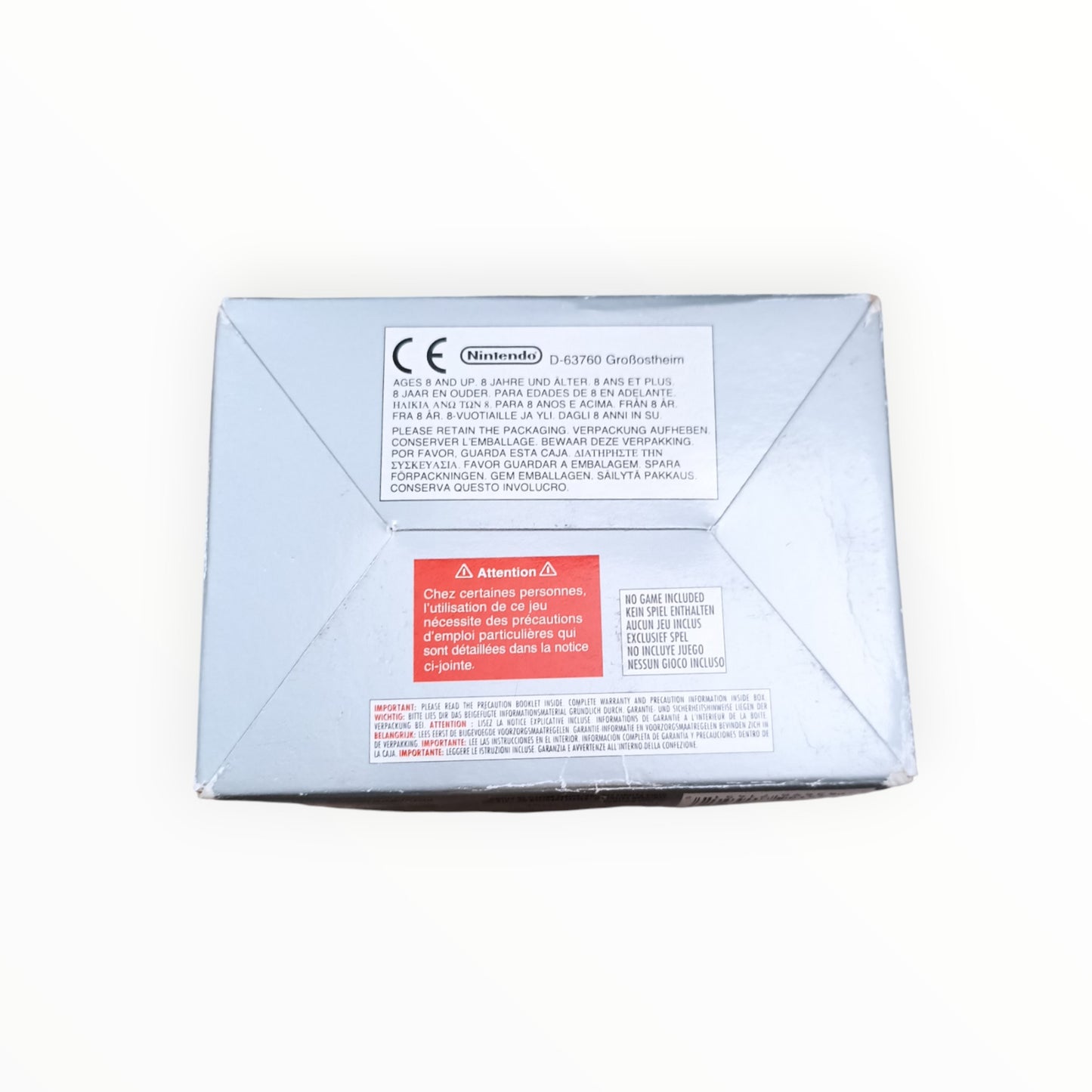 Boite GameBoy Advance édition rouge avec notice et chargeur