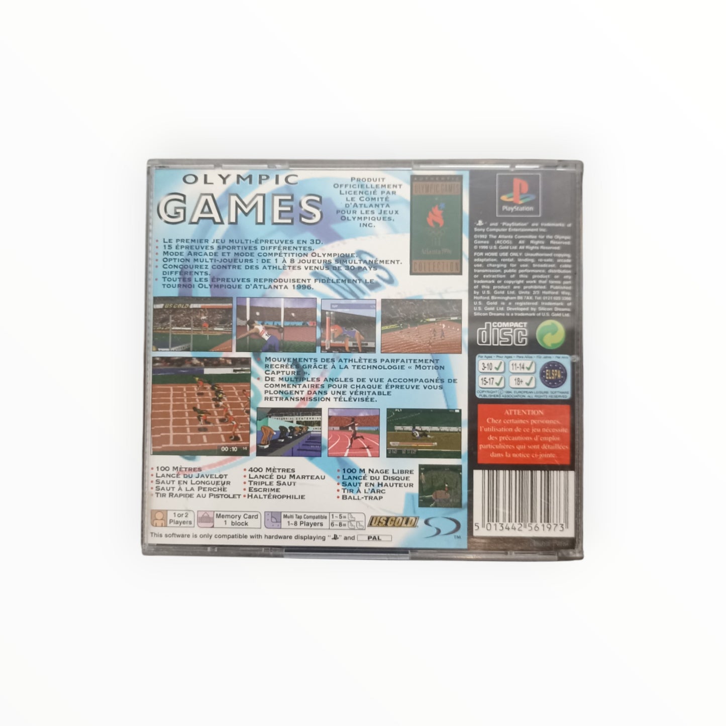 OLYMPIC GAMES playstation 1 (PS1)