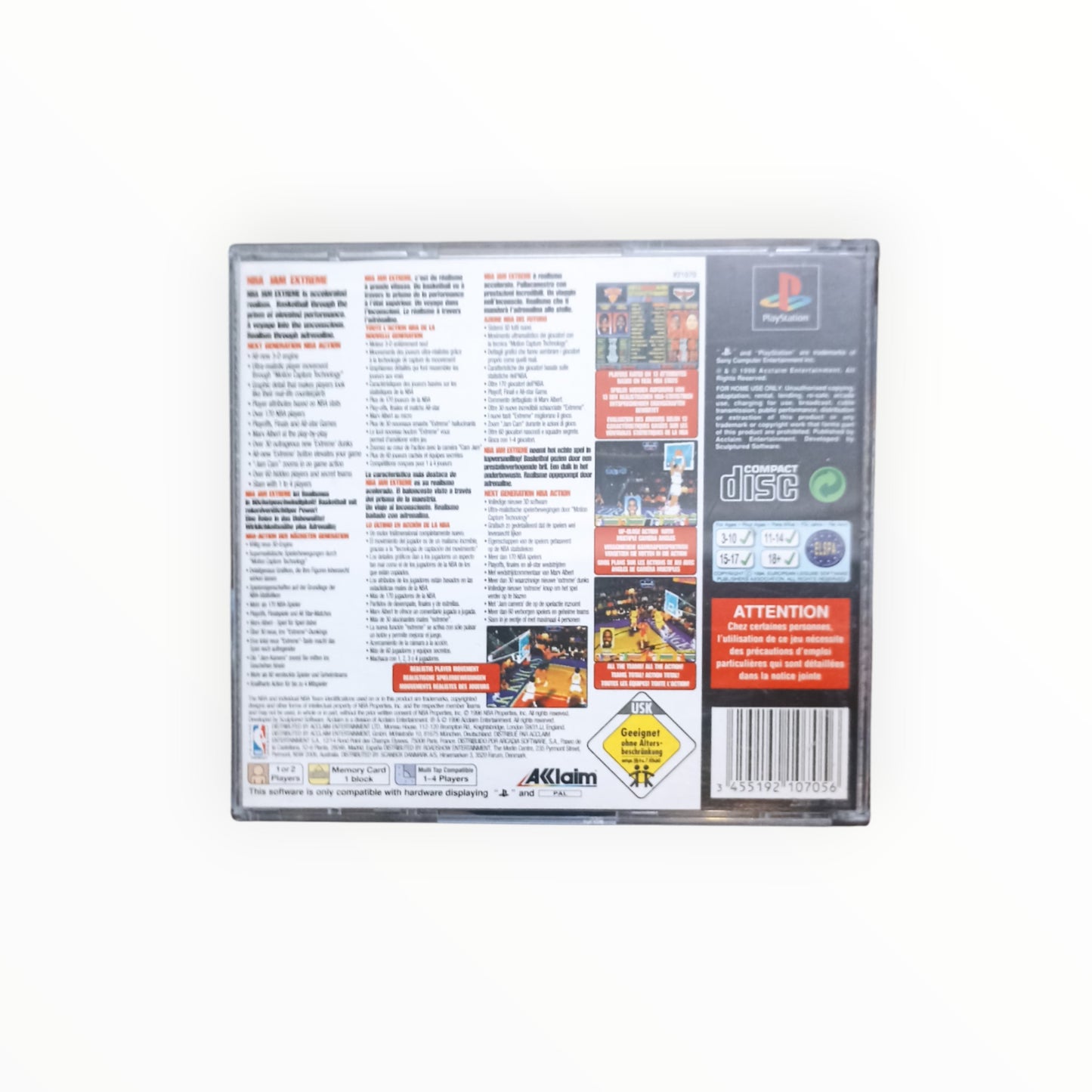 NBA JAM EXTREME playstation 1 (PS1)