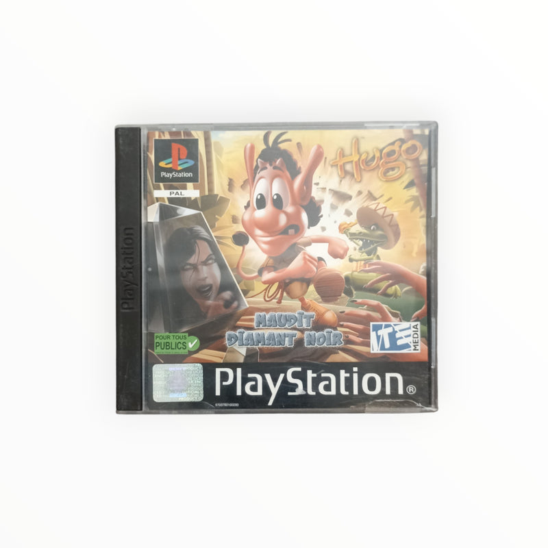 HUGO MAUDIT DIAMANT NOIR playstation 1 (PS1)