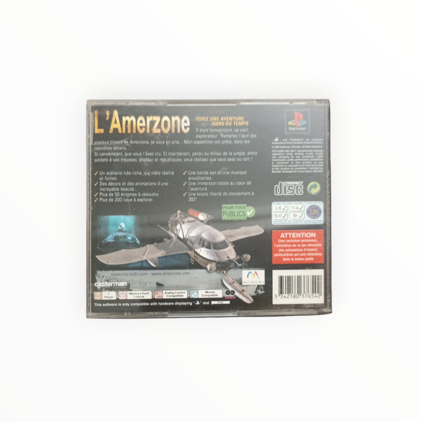 L’AMERZONE playstation 1 (PS1)