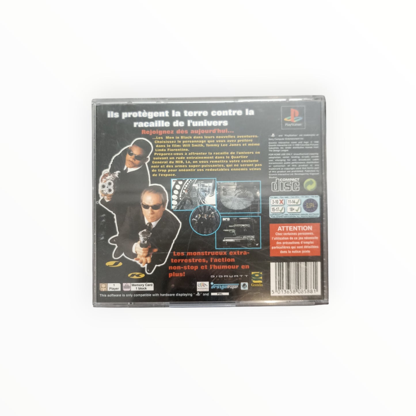 MEN IN BLACK playstation 1 (PS1)