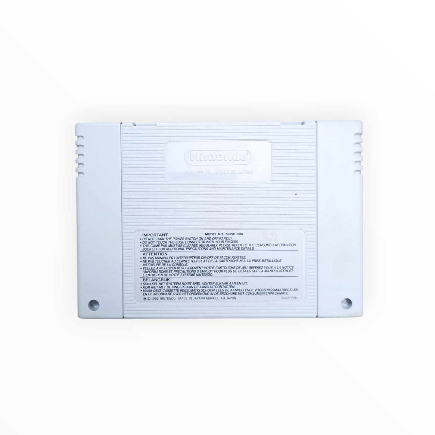 PRINCE OF PERSIA super nintendo SNES