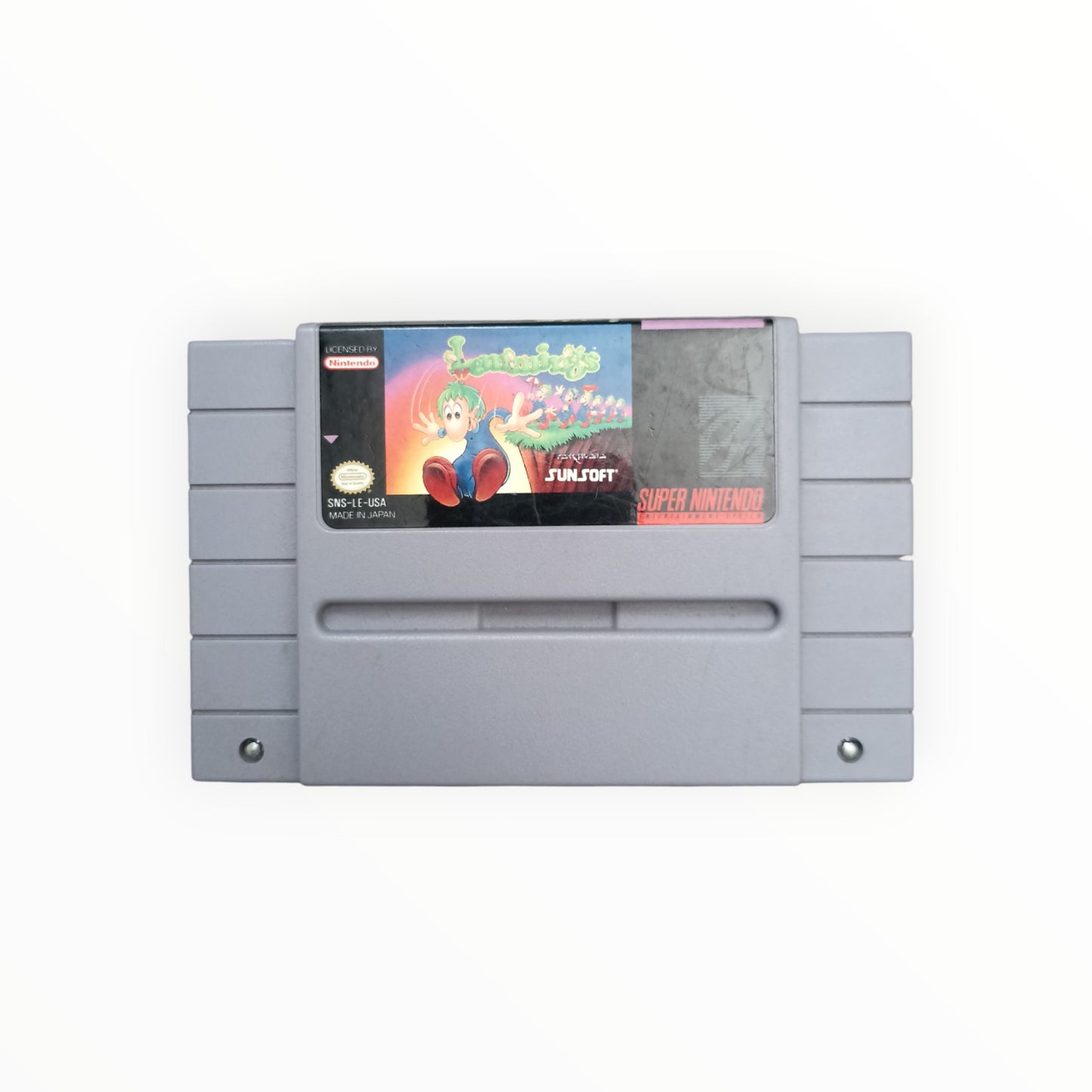 LEMMINGS super nintendo SNES