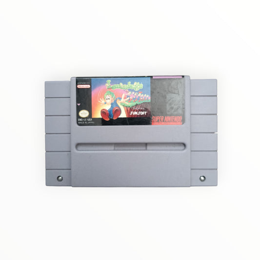 LEMMINGS super nintendo SNES
