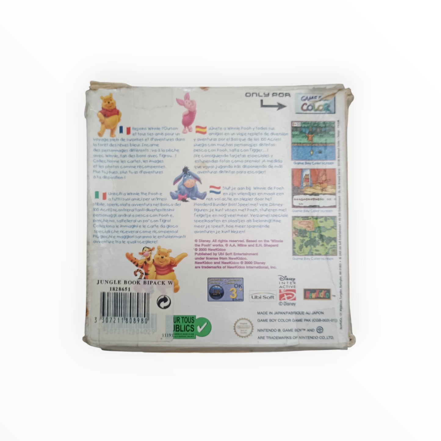 WINNIE L'OURSON AVENTURES DANS LA FORET DES REVES BLEUS GameBoy Color