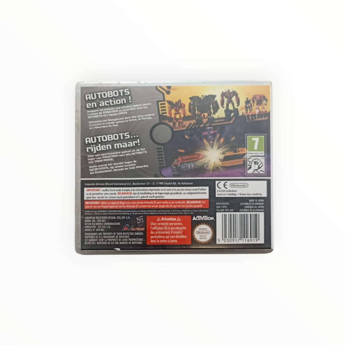 TRANSFORMERS PRIME Nintendo DS