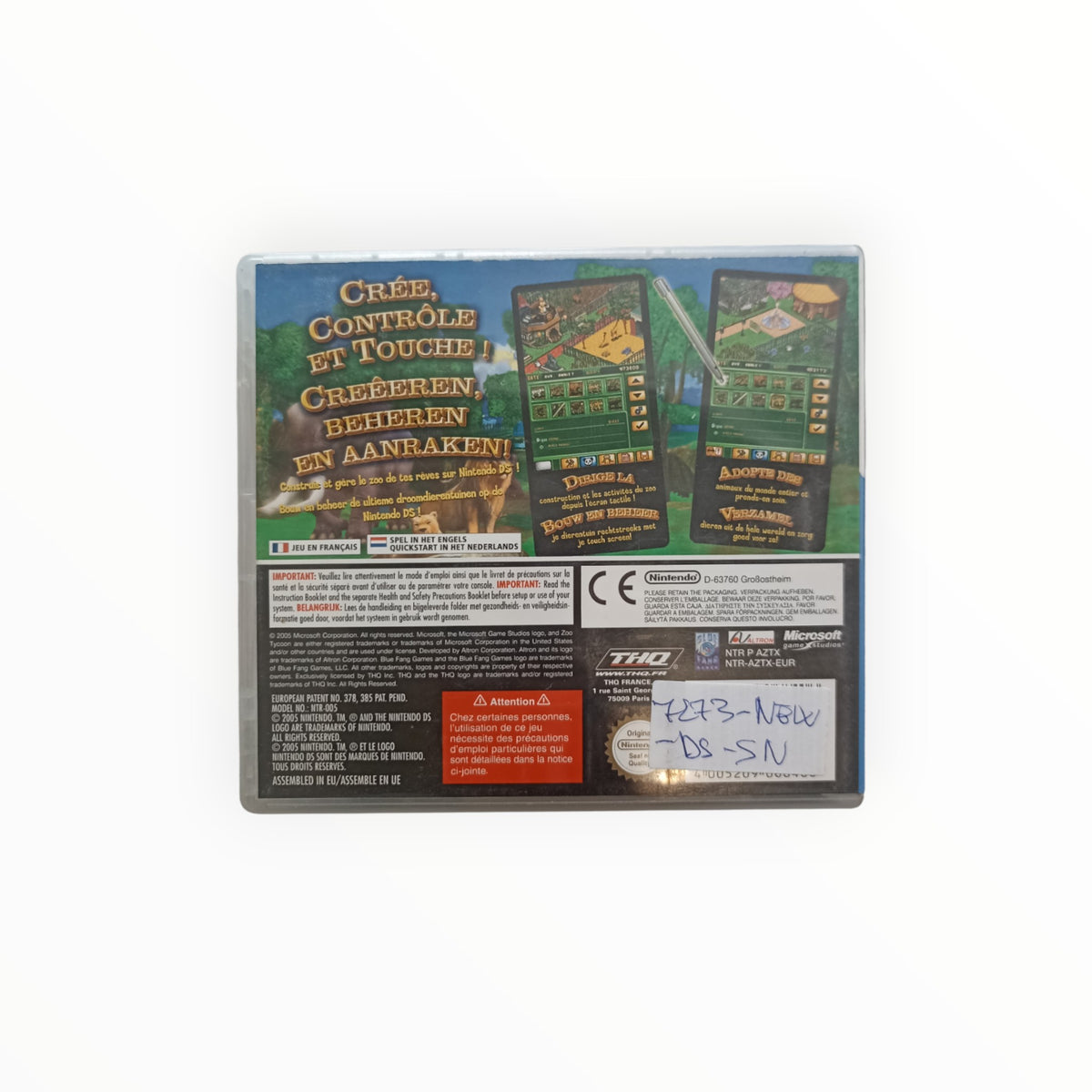 ZOO TYCOON Nintendo DS