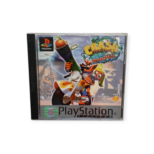 Crash Bandicoot 3: Warped Version Platinum PlayStation 1 ( PS1)