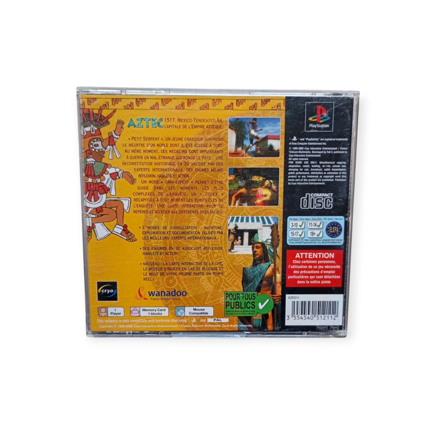 Aztec Playstation 1 (PS1)