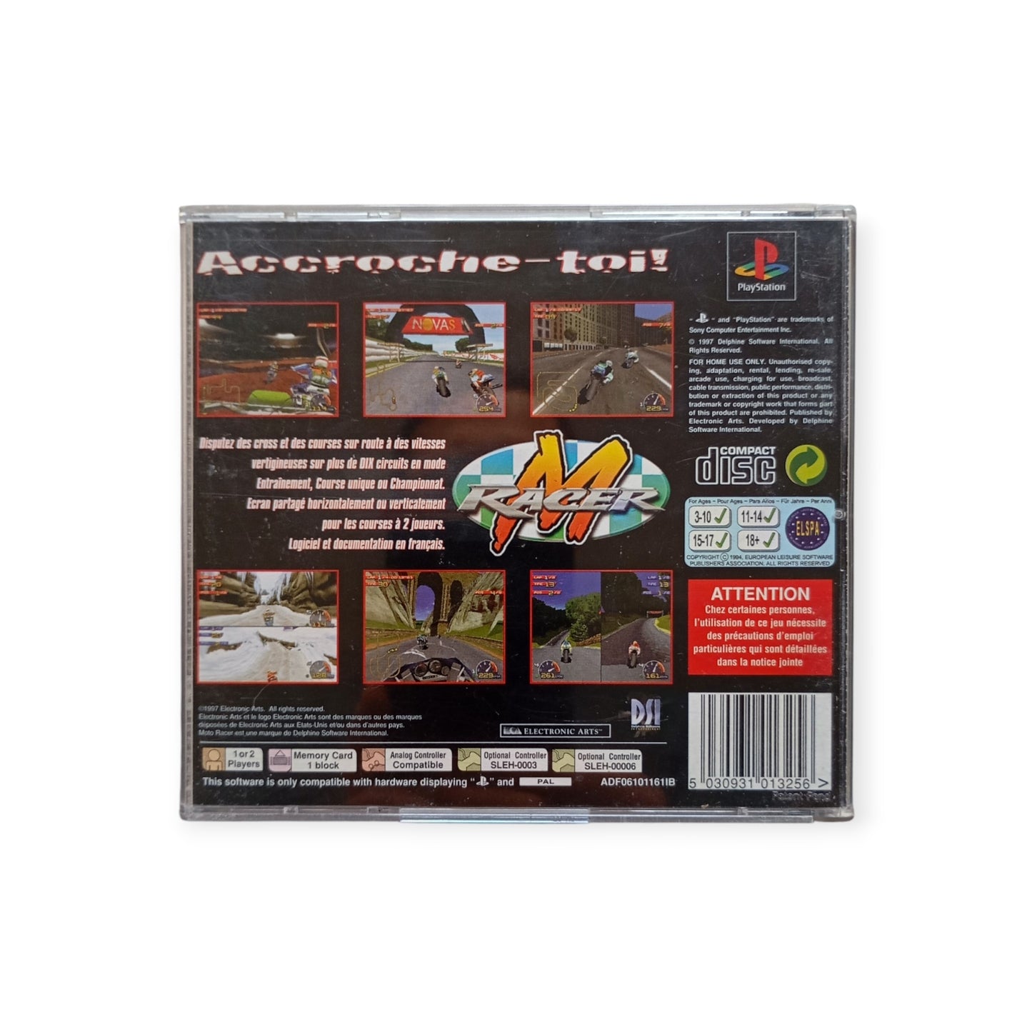 Moto Racer playstation 1 (PS1)