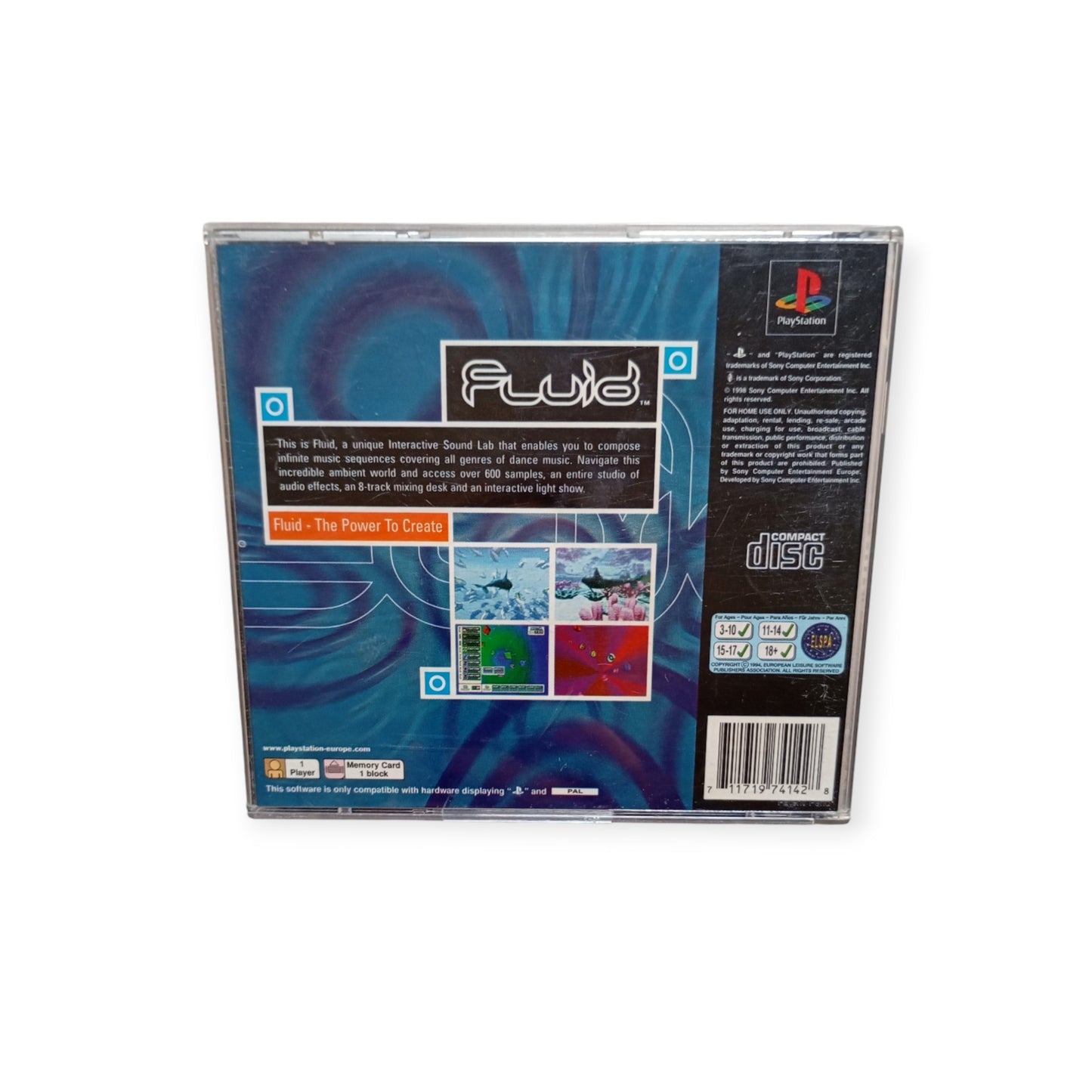 Fluid Playstation 1 (PS1) Version UK