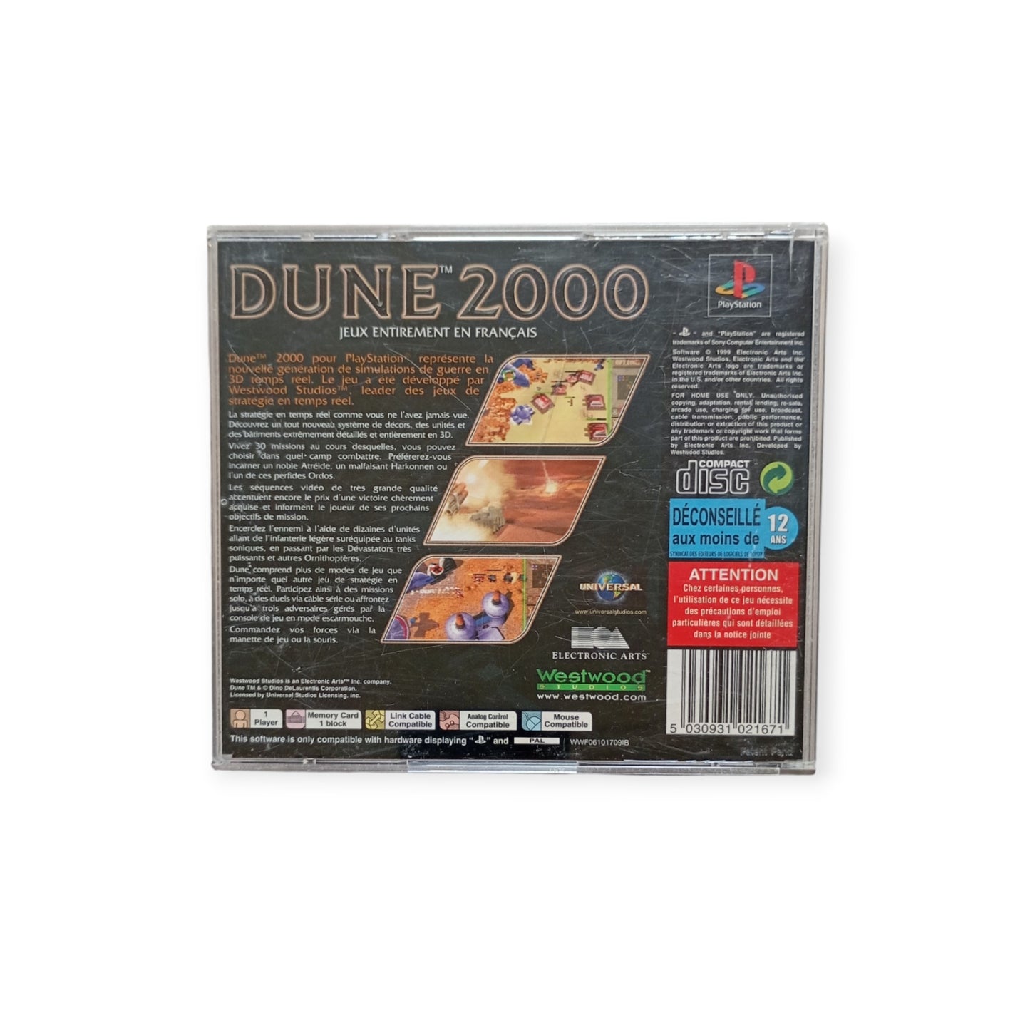 DUNE 2000 playstation 1 (PS1)