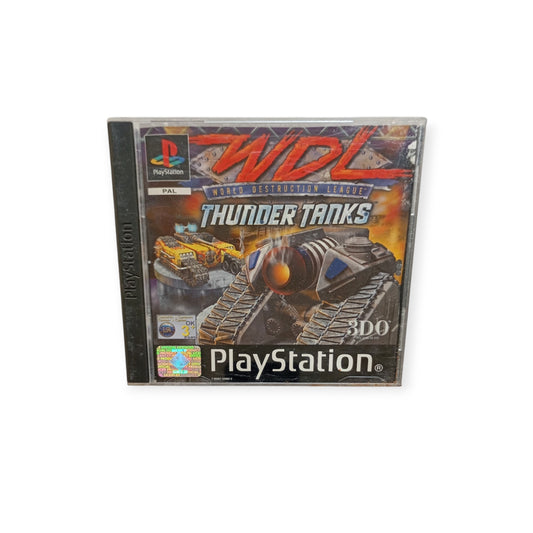 WORLD DESTRUCTION LEAGUE THUNDER TANKS PlayStation 1 (PS1) Version UK