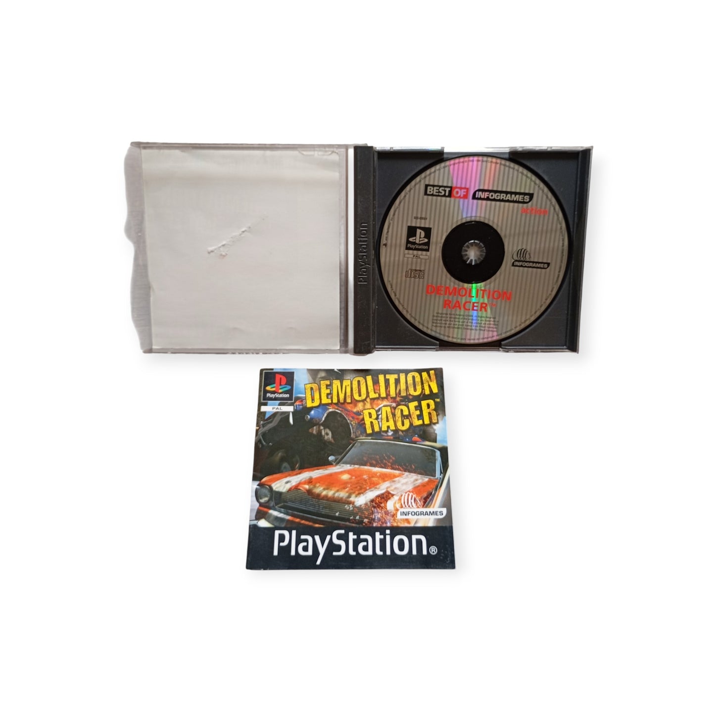 DEMOLITION RACER PlayStation 1 (PS1) Version infogrames