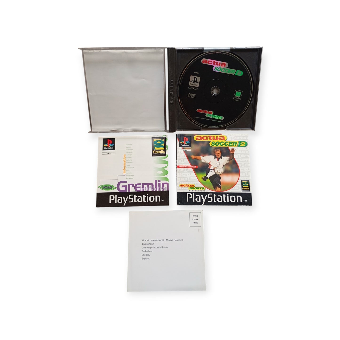 Actua Soccer 2 PlayStation 1 (PS1)