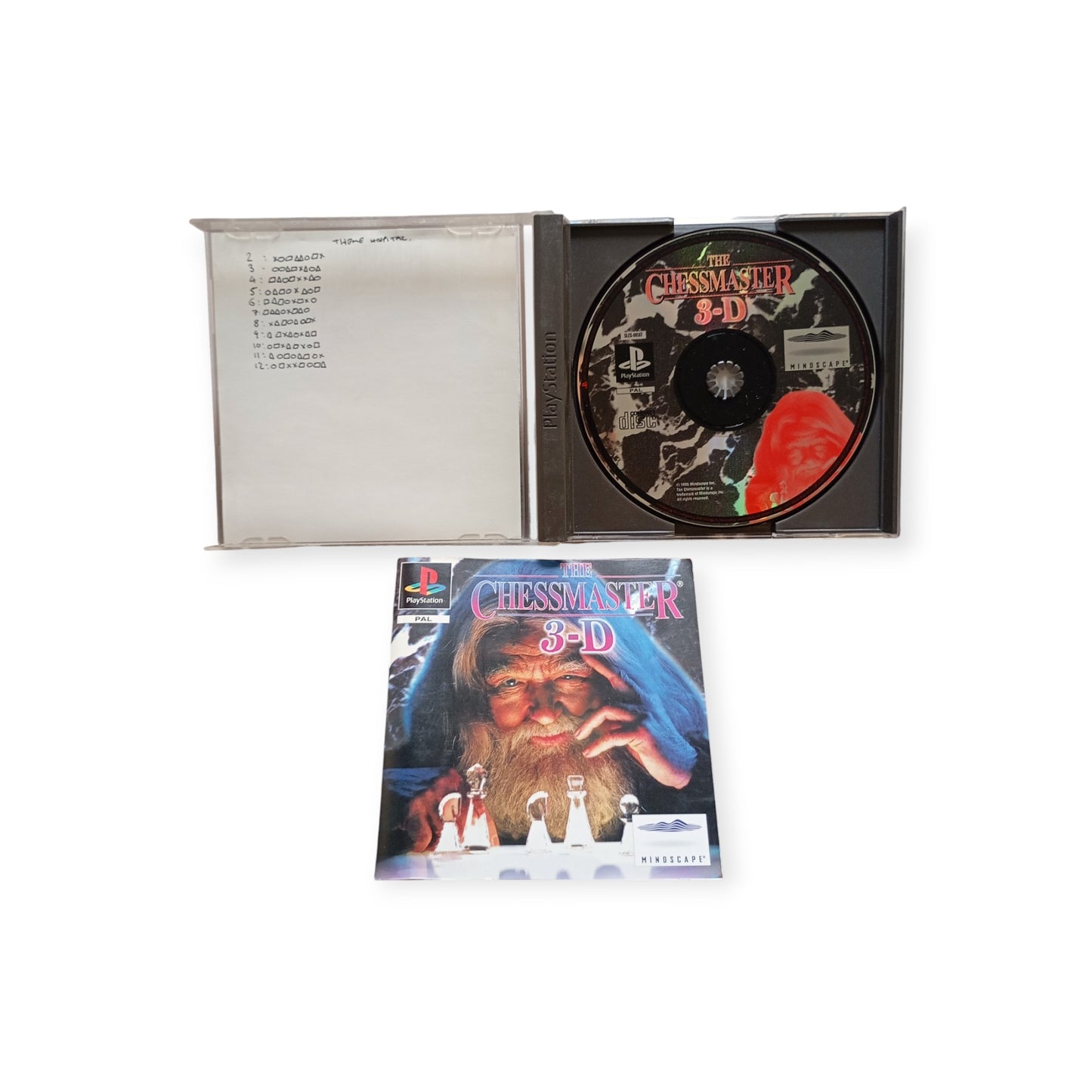 THE CHESS MASTER 3D PlayStation 1 (PS1) Version UK