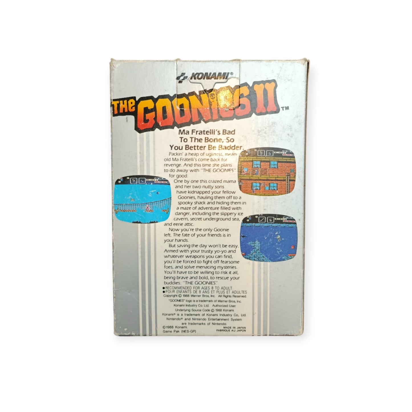  The Goonies II  Nintendo NES  Version PAL en boîte Complet