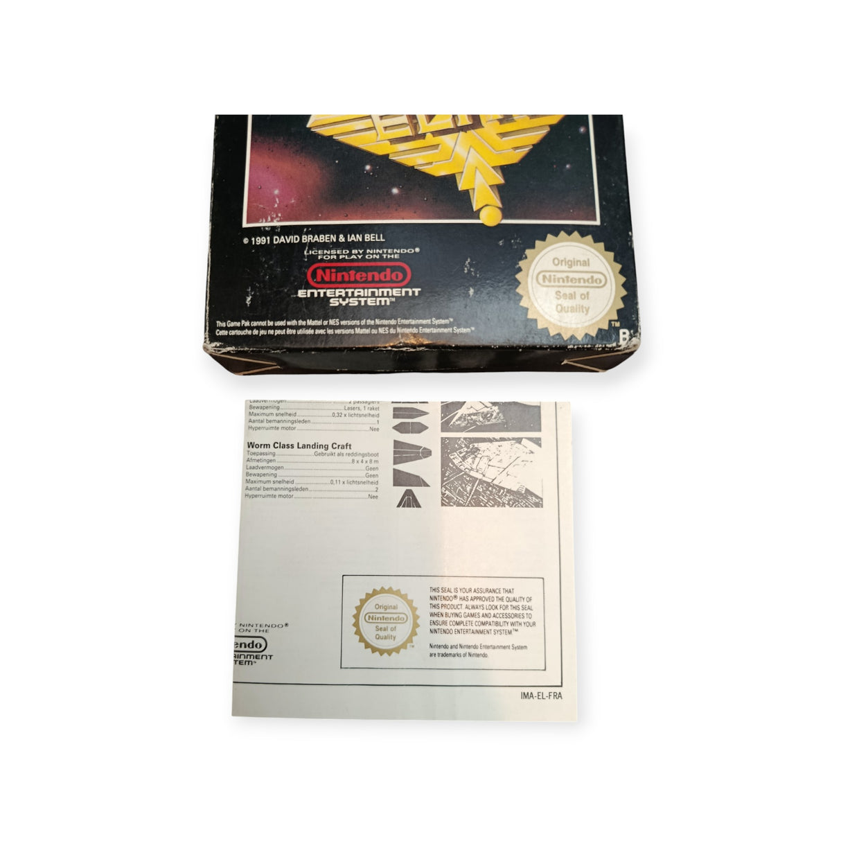 Elite Nintendo NES Complet