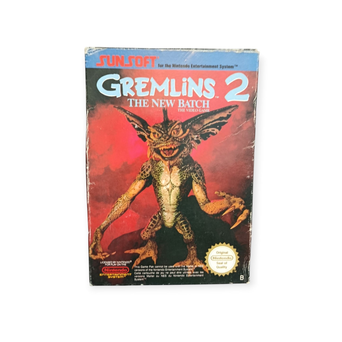 Gremlins 2 The New Batch Nintendo NES  Version PAL en boîte