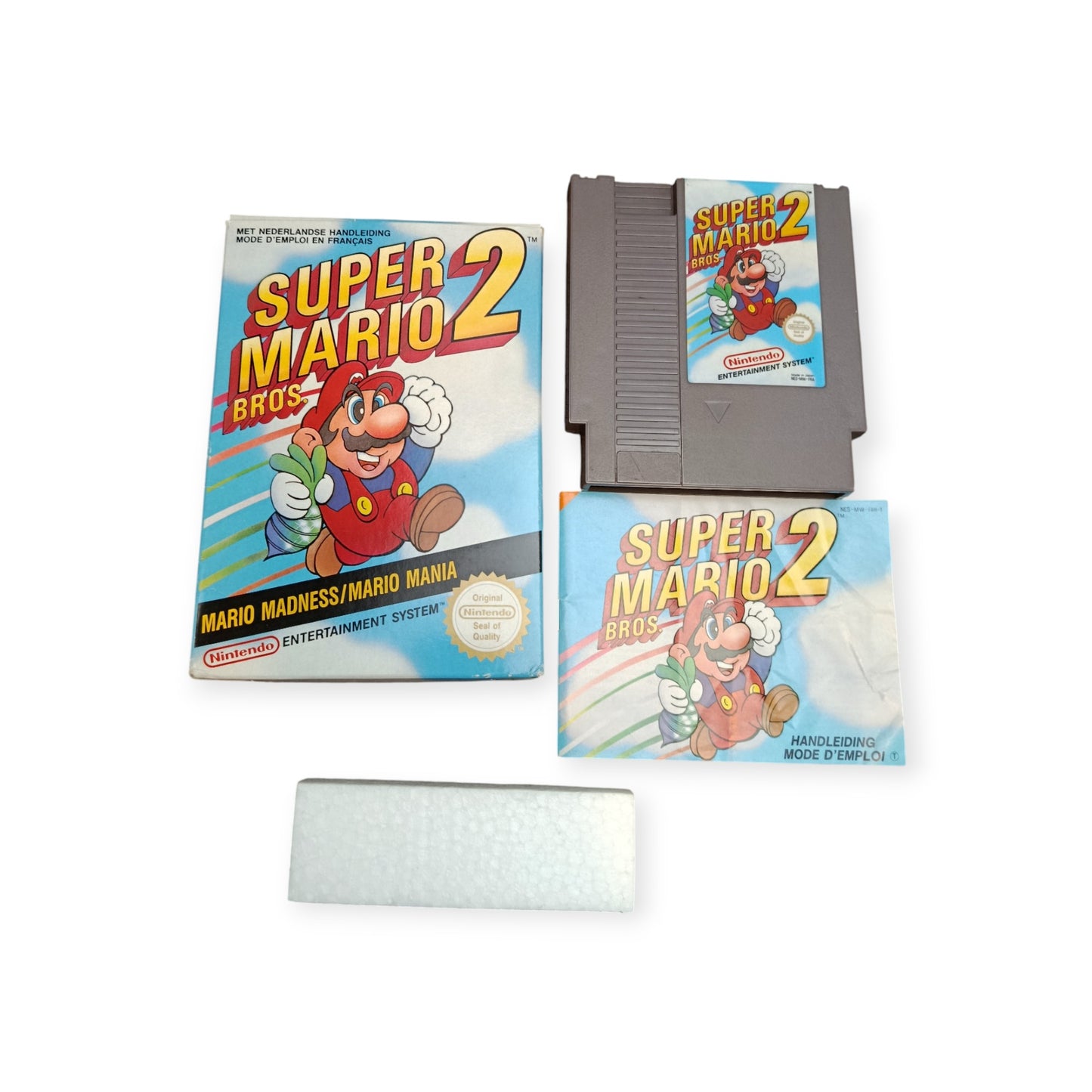 Super Mario Bros. 2 Nintendo NES  Version PAL en boîte