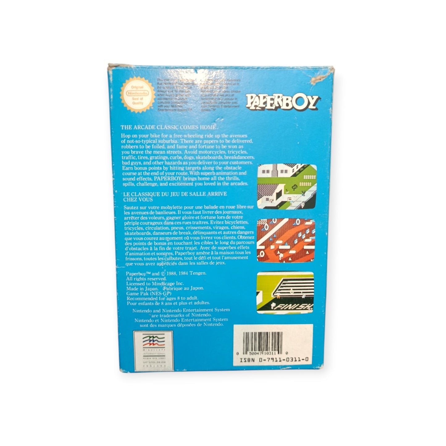 Paperboy Nintendo NES Complet FRA