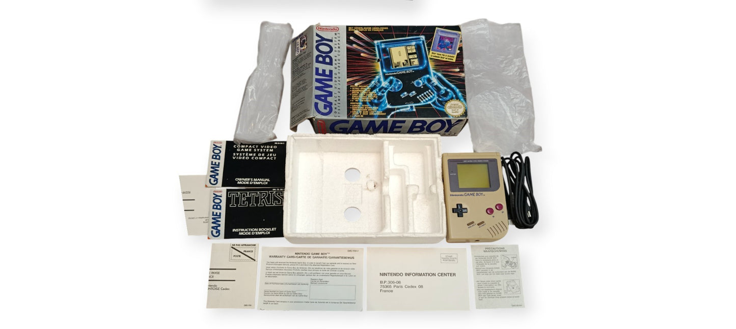 Console Nintendo GameBoy Fat Version Tetris en boîte Complet