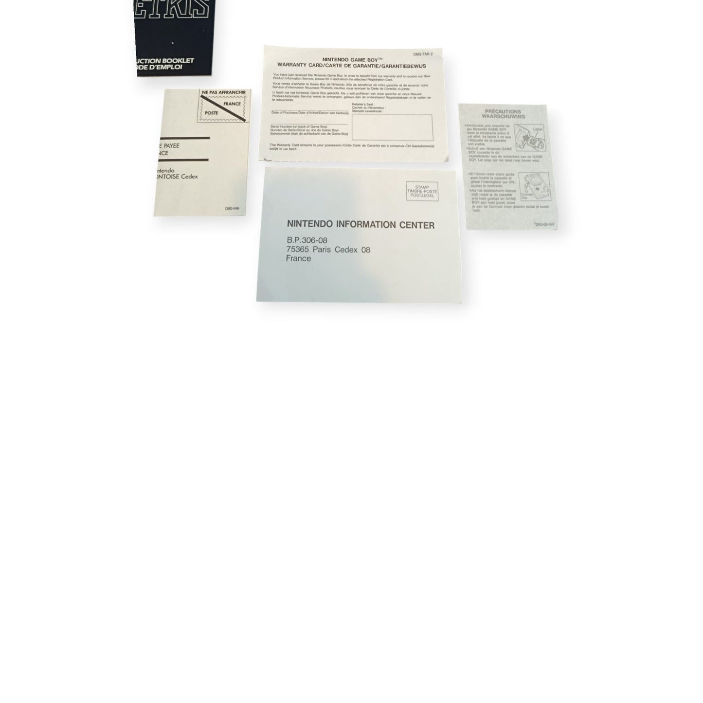 Console Nintendo GameBoy Fat Version Tetris en boîte Complet