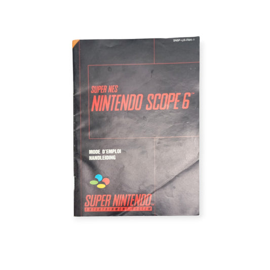 Notice Nintendo Scope 6 Super Nintendo (SNES)