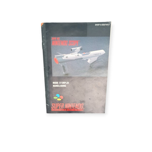 Notice Nintendo Scope Super Nintendo (SNES)