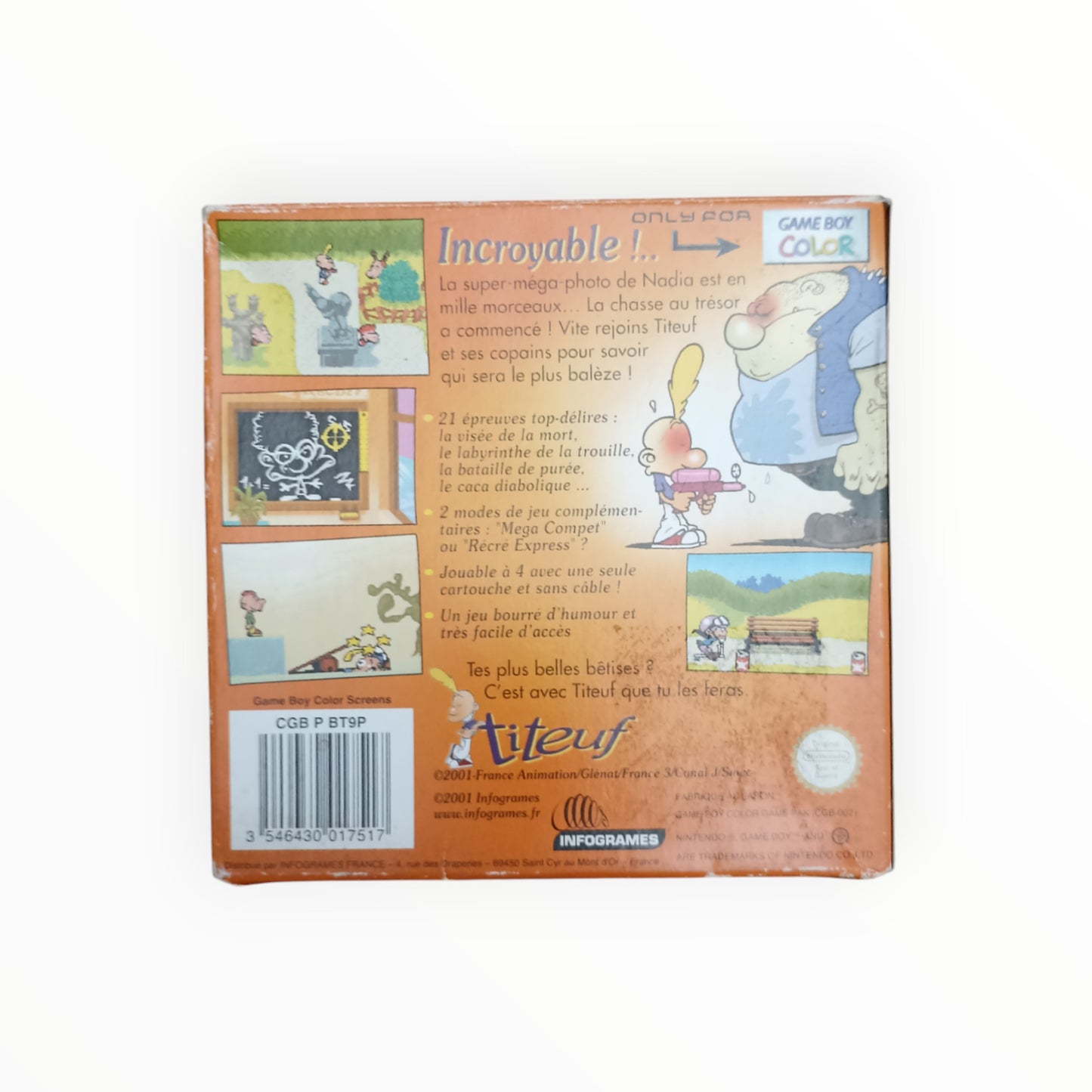 Titeuf game boy color