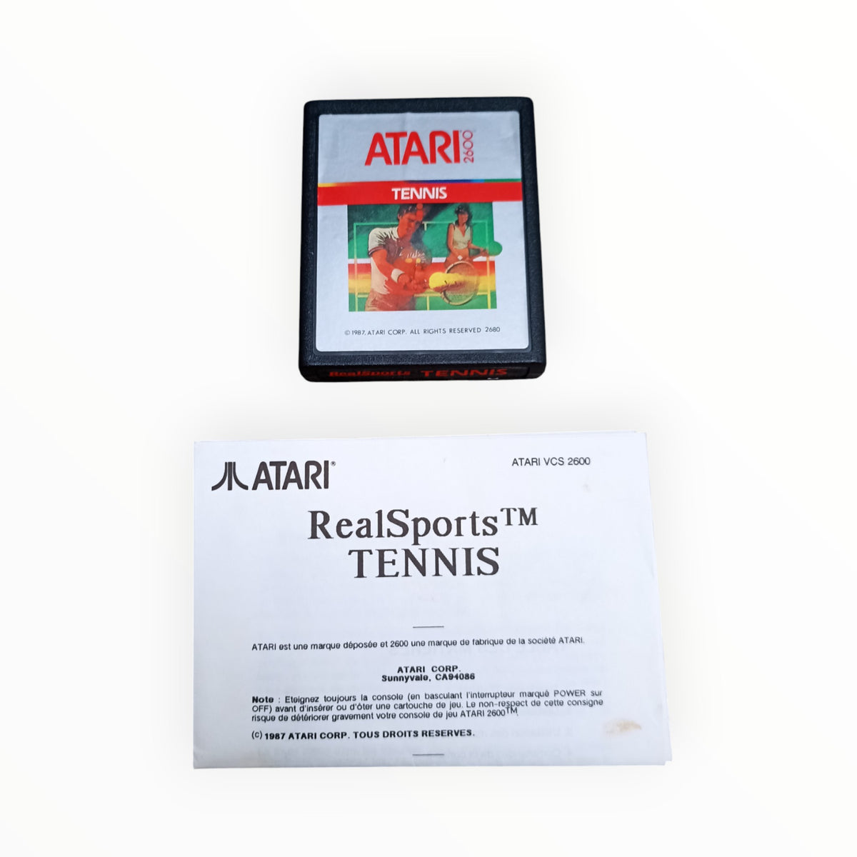 RealSports Tennis Atari 2600