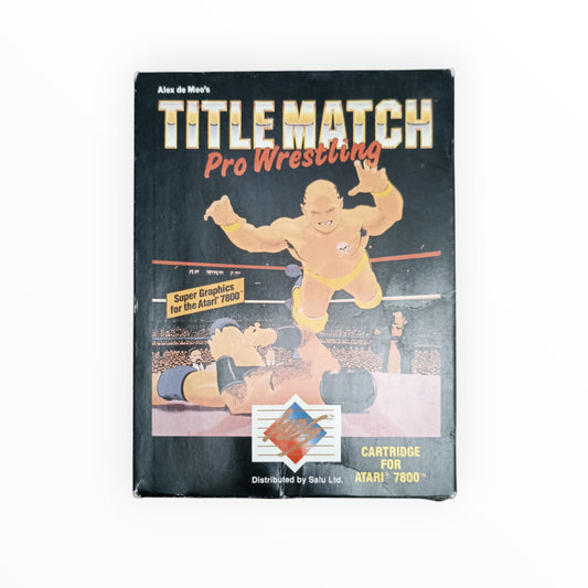 Title Match Pro wrestling Atari
