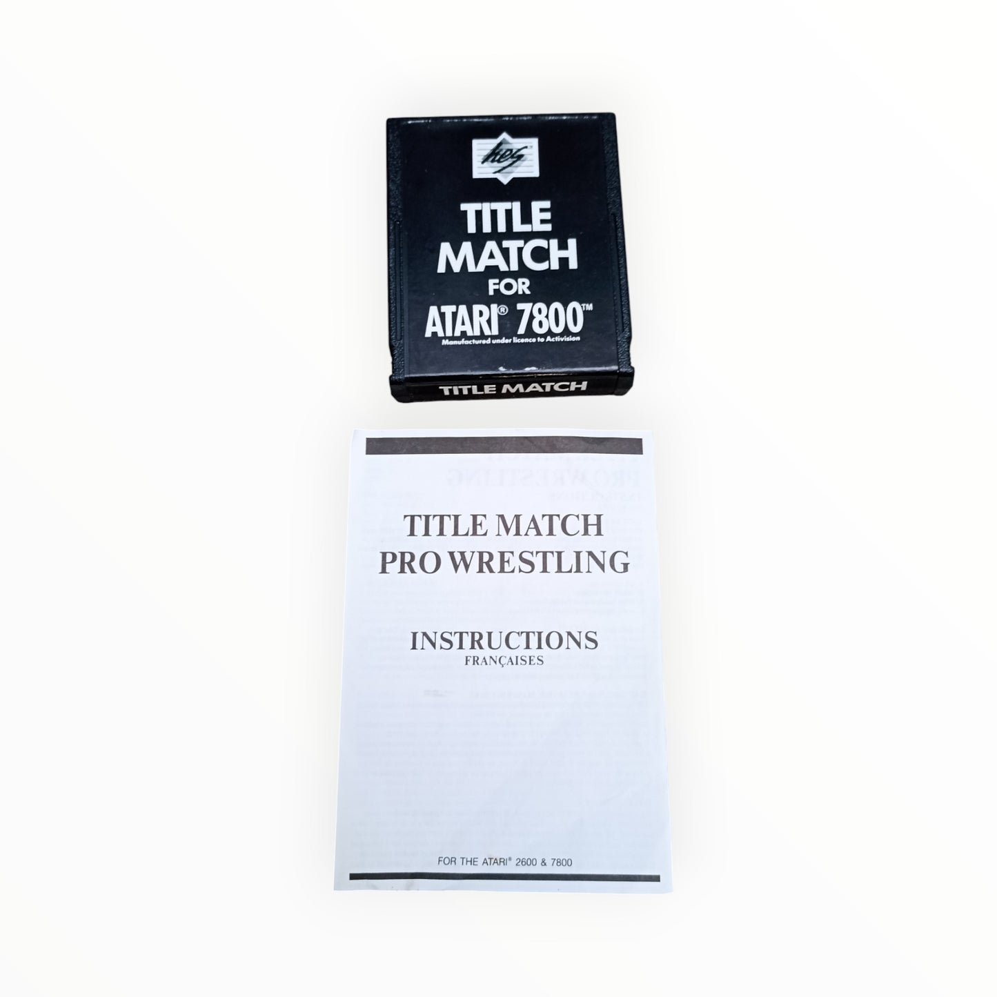 Title Match Pro wrestling Atari