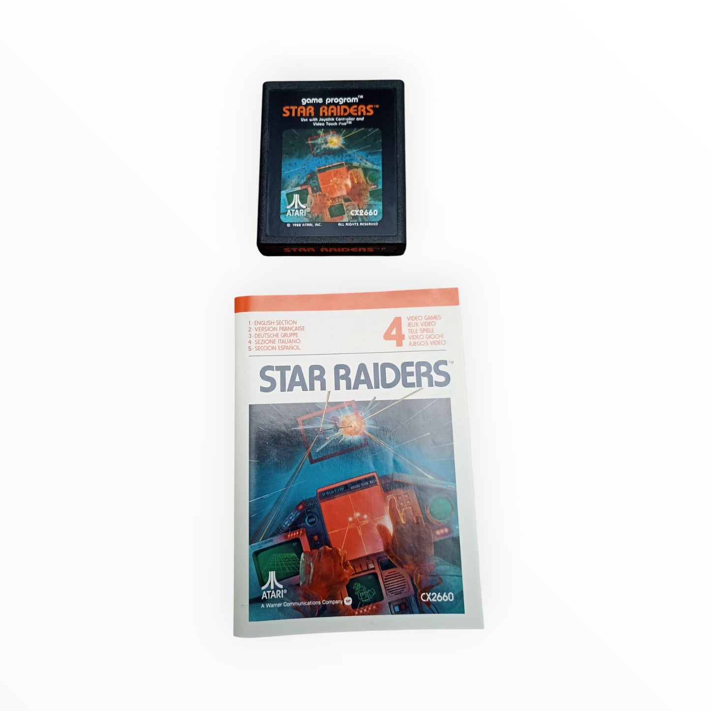 Star raiders avec video touch pad Atari