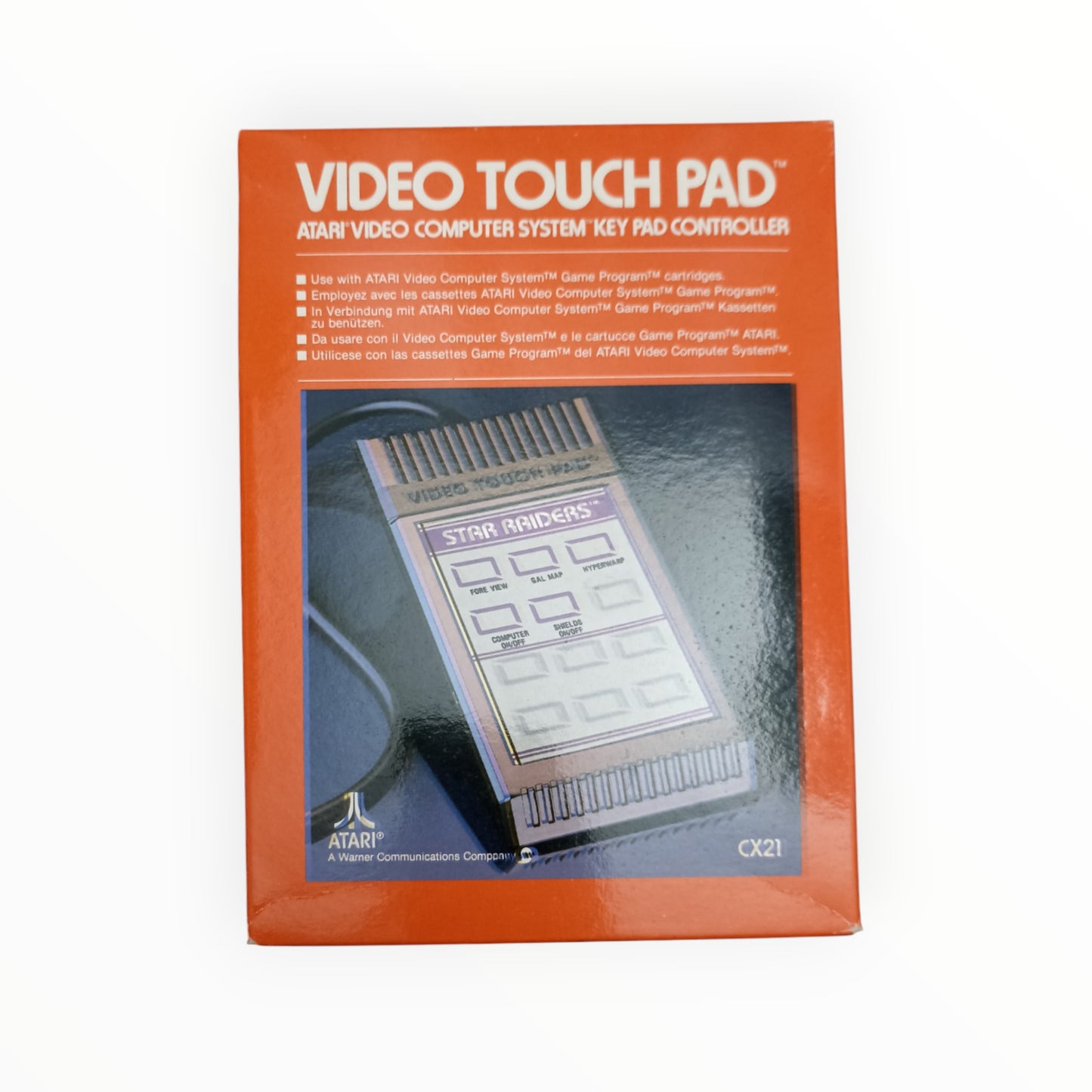 Star raiders avec video touch pad Atari