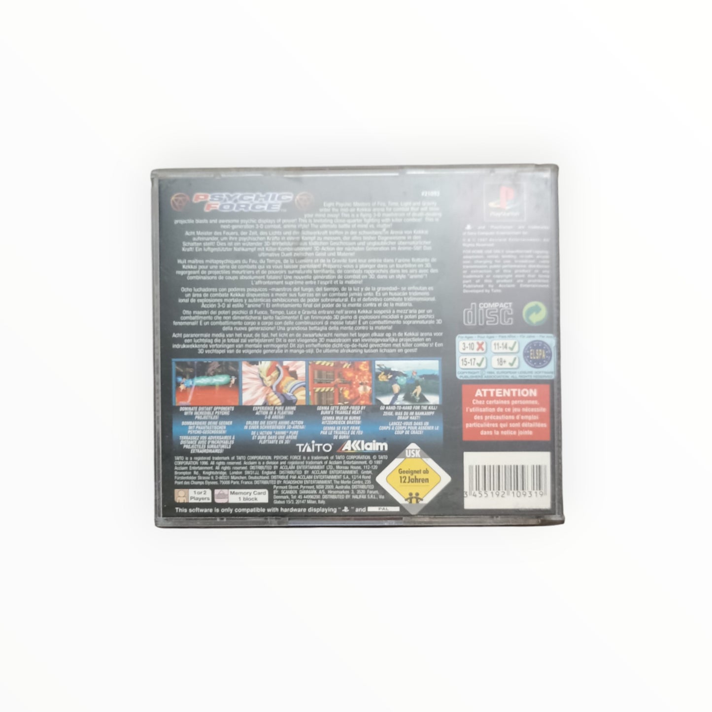 Psychic force playstation 1 (PS1)