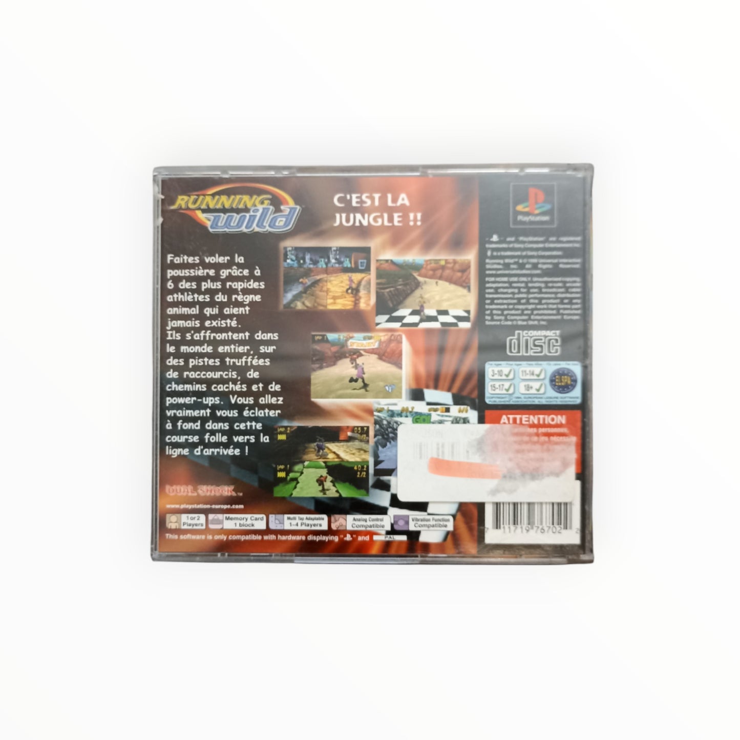 RUNING WILD playstation 1 (PS1)