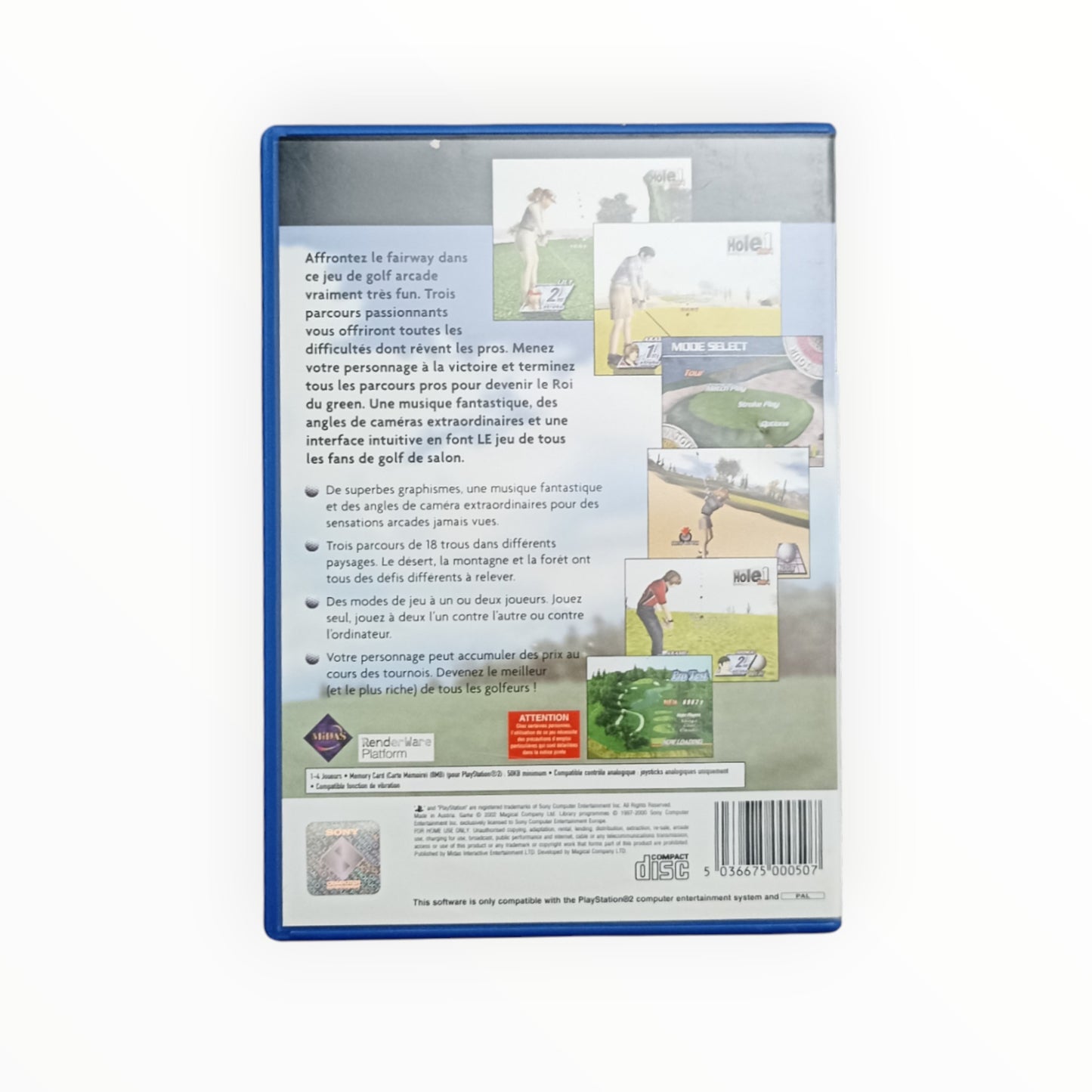 GO GO GOLF playstation 2 (PS2)